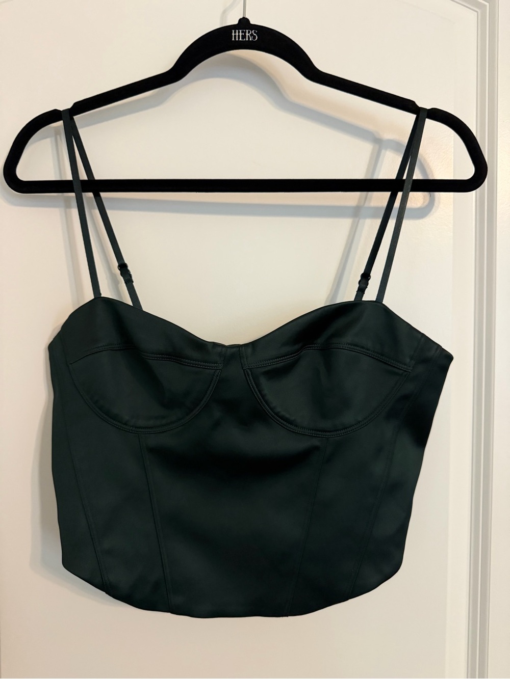 Aritzia Sunday Best Emerald Green  Bustier Top
